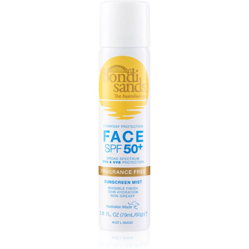 Spray przeciwsłoneczny Bondi Sands SPF50+ Fragrance Free Sunscreen Face Mist 79 ml (810020172140)