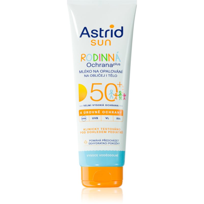 Astrid Sun Family Milk SPF50+ preparat do opalania ciała 250 ml unisex