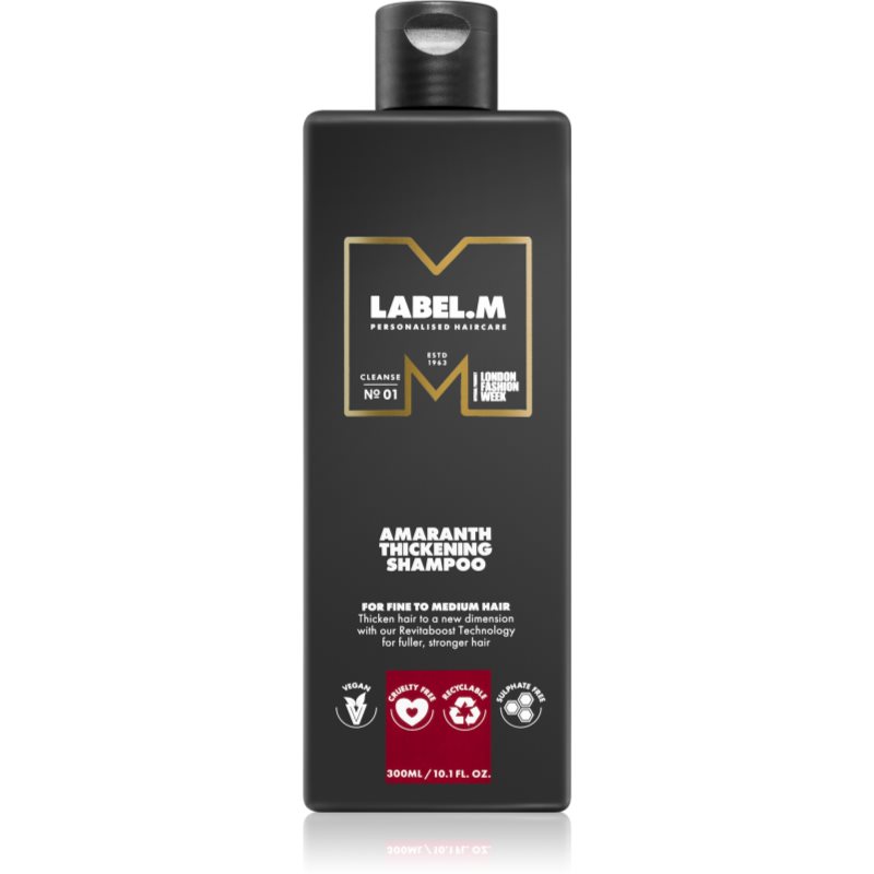label.m Amaranth szampon zagęszczający włosy do włosów delikatnych 300 ml