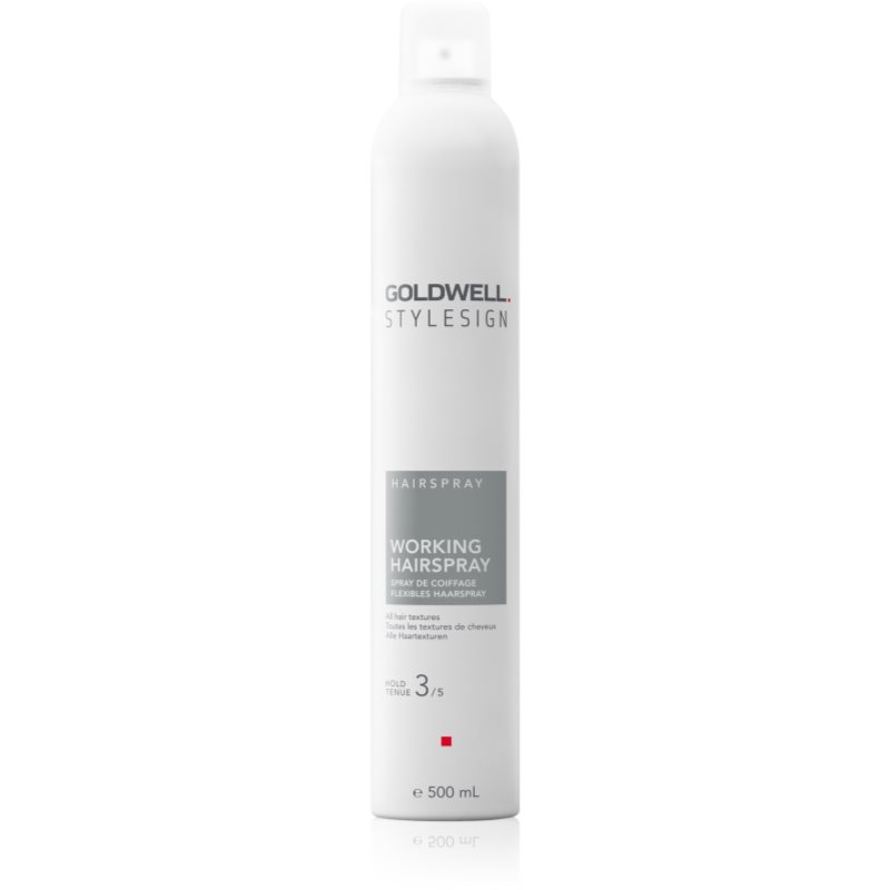 Goldwell Stylesign Working Hairspray - plaukų lakas, lankstus fiksavimas, 500ml