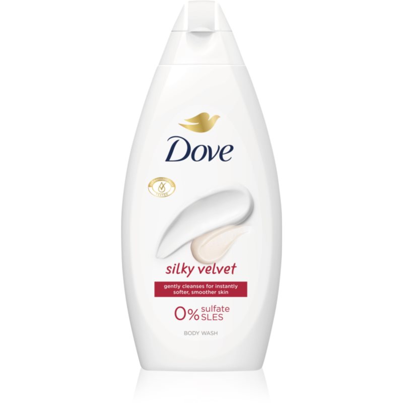 Dove Essential Care Silky Velvet - Żel pod prysznic 450 ml