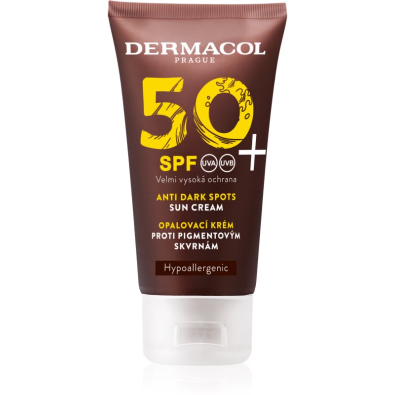 Dermacol Sun Anti Spots Sun Cream wodoodporny krem przeciwsłoneczny przeciw plamom pigmentowym SPF50+ 50ml