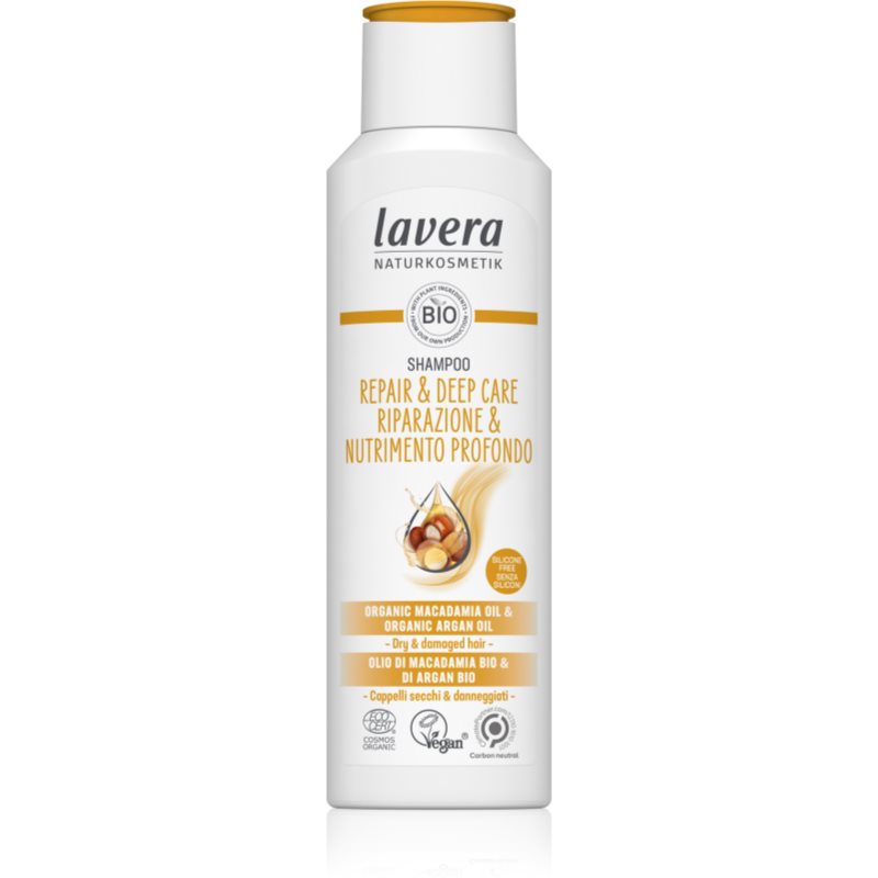 Lavera Repair & Care szampon głęboko regenerujący do włosów suchych i zniszczonych 250 ml