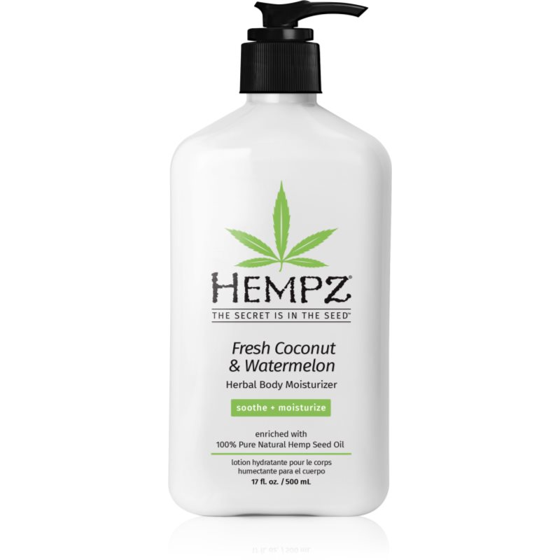 HEMPZ Fresh Coconut & Watermelon nawilżające mleczko do ciała 500 ml