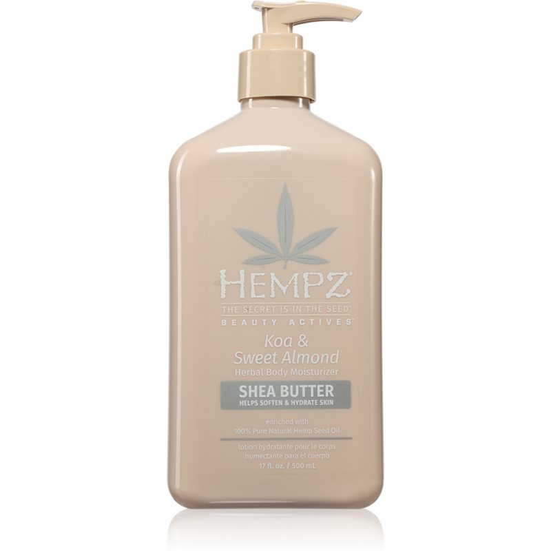 HEMPZ Koa & Sweet Almond nawilżające mleczko do ciała 500 ml