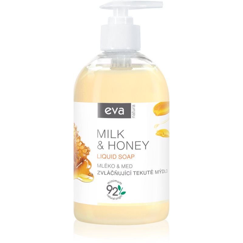 Pollena Eva Mydło w płynie do rąk Mleko i miód 500 ml