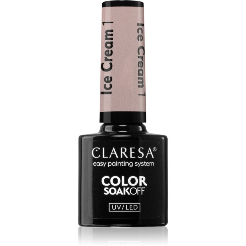 CLARESA LAKIER HYBRYDOWY 5ml ICE CREAM 1