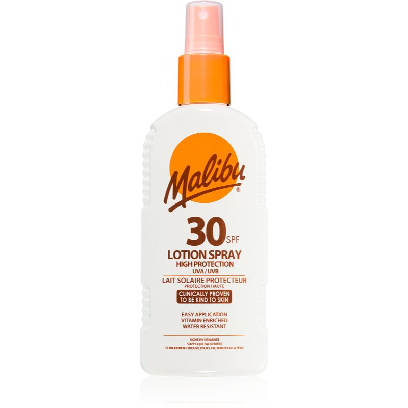 MALIBU Lotion Spray SPF30 preparat do opalania ciała 200 ml unisex