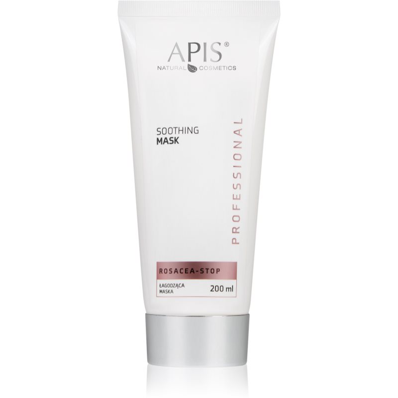 Apis Professional Aksamitna łagodząca maseczka kremowa do twarzy Rosacea-Stop 200 ml