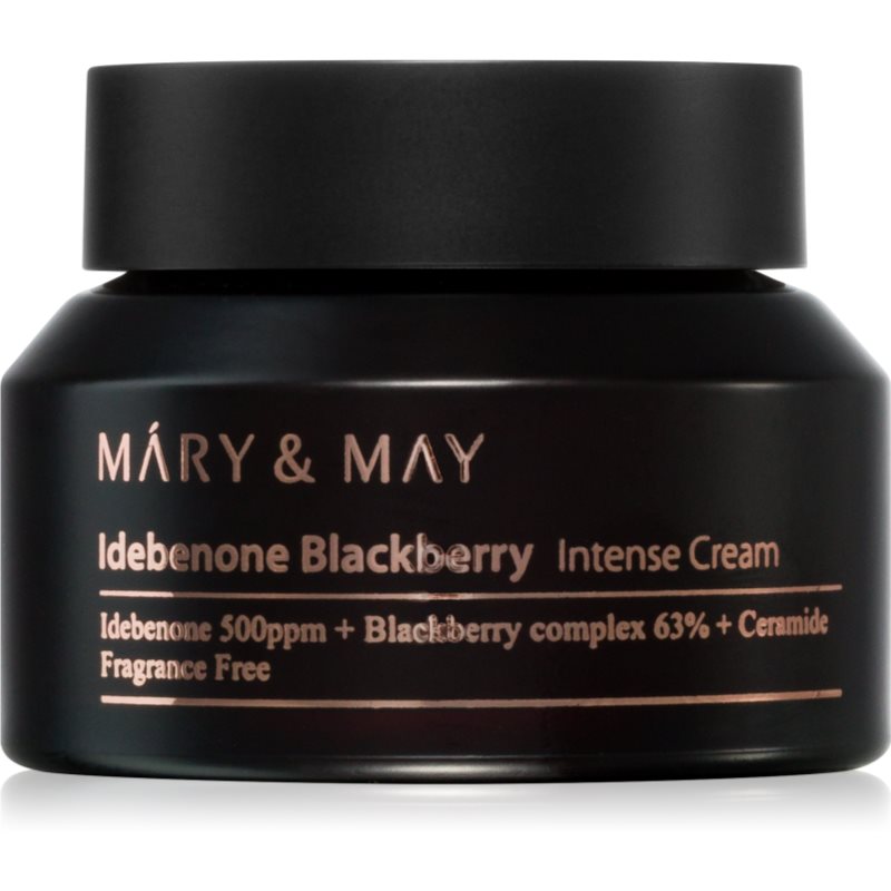 Mary&May, Idebenone + Blackberry complex intensive total care cream, 70g
