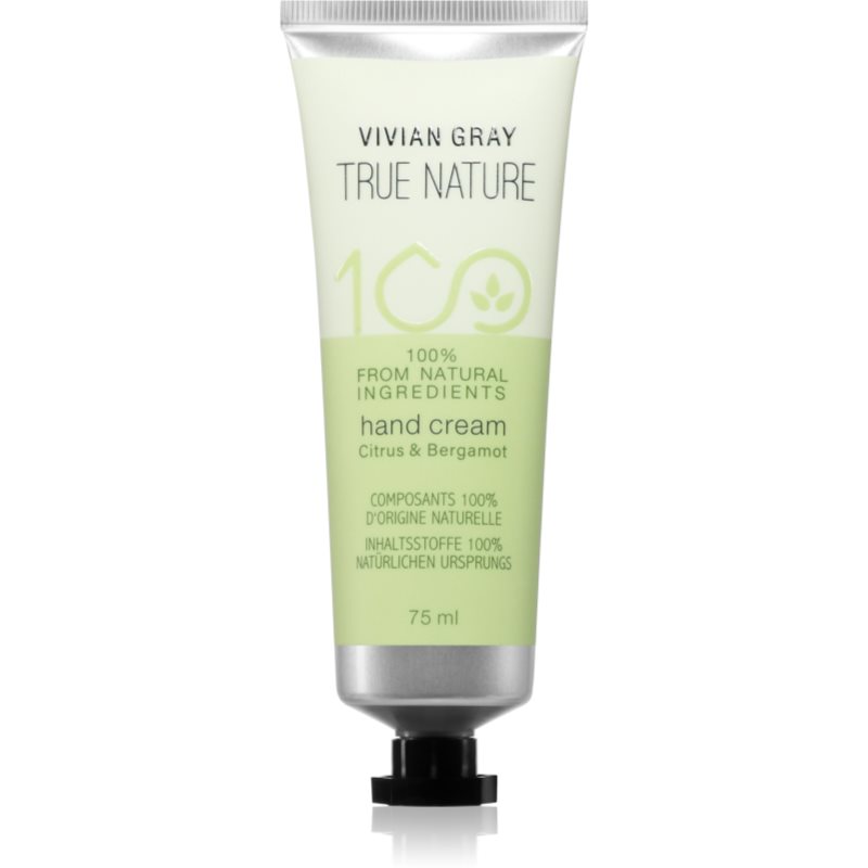 Vivian Gray True Nature Citrus & Bergamot krem nawilżający do rąk 75 ml
