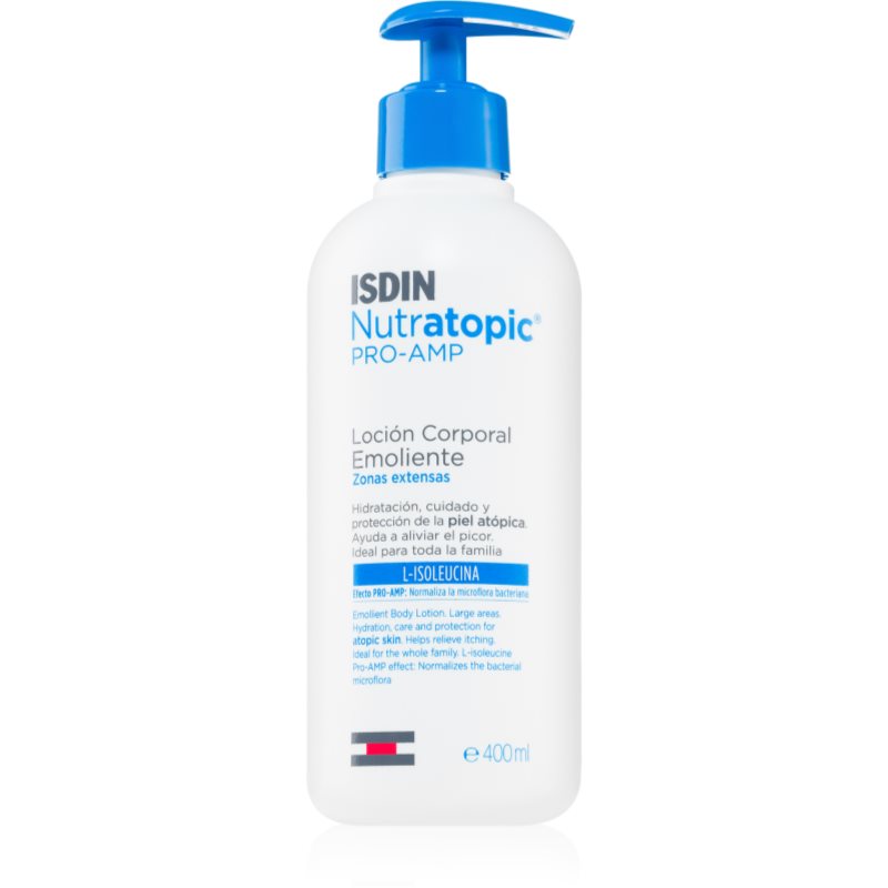 ISDIN Nutratopic PRO-AMP kojące mleczko do ciała do skóry atopowej 400 ml