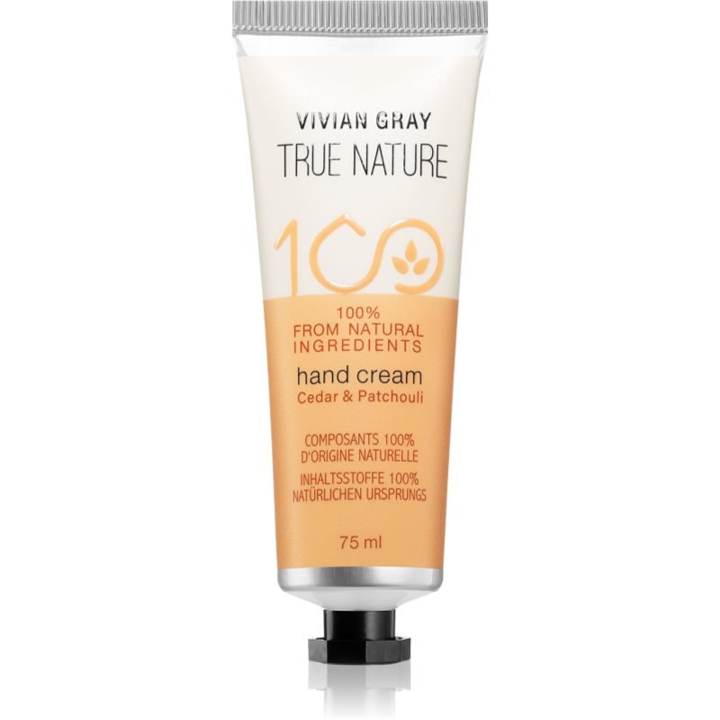 Vivian Gray True Nature Cedar & Patchouli krem nawilżający do rąk 75 ml