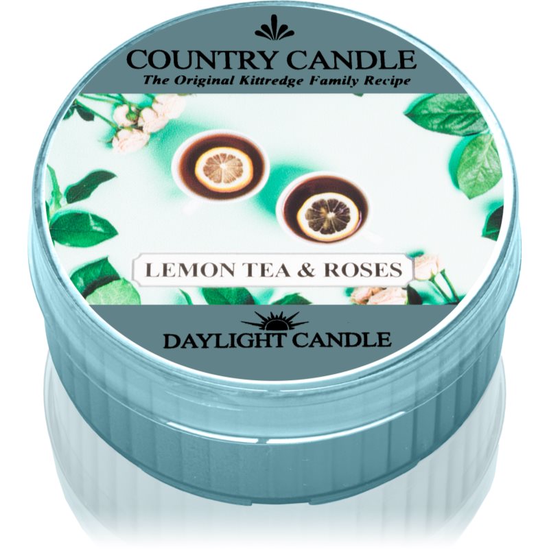 Country Candle Lemon Tea & Roses świeczka typu tealight 42 g