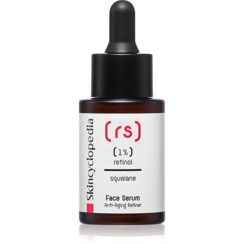Skincyclopedia SKONCENTROWANE PROFESJONALNE SERUM ODBUDOWUJĄCE I PRZECIWZMARSZCZKOWE Z 1% RETINOLEM I SKWALANEM 30.0 ml