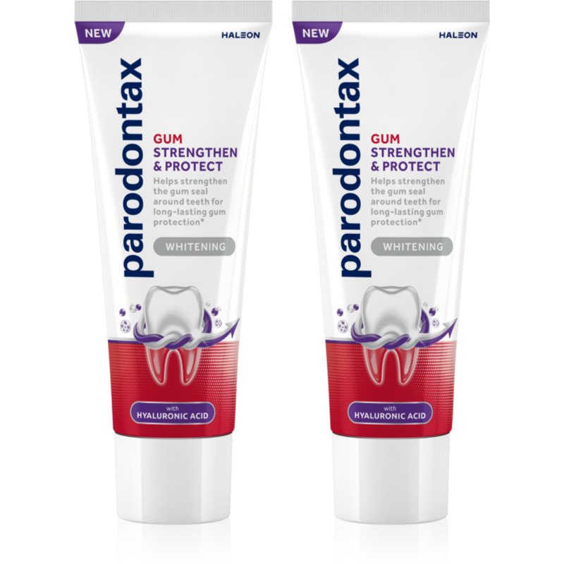 Parodontax Gum Strengthen & Protect Whitening Duo Pasta do zębów Zestaw