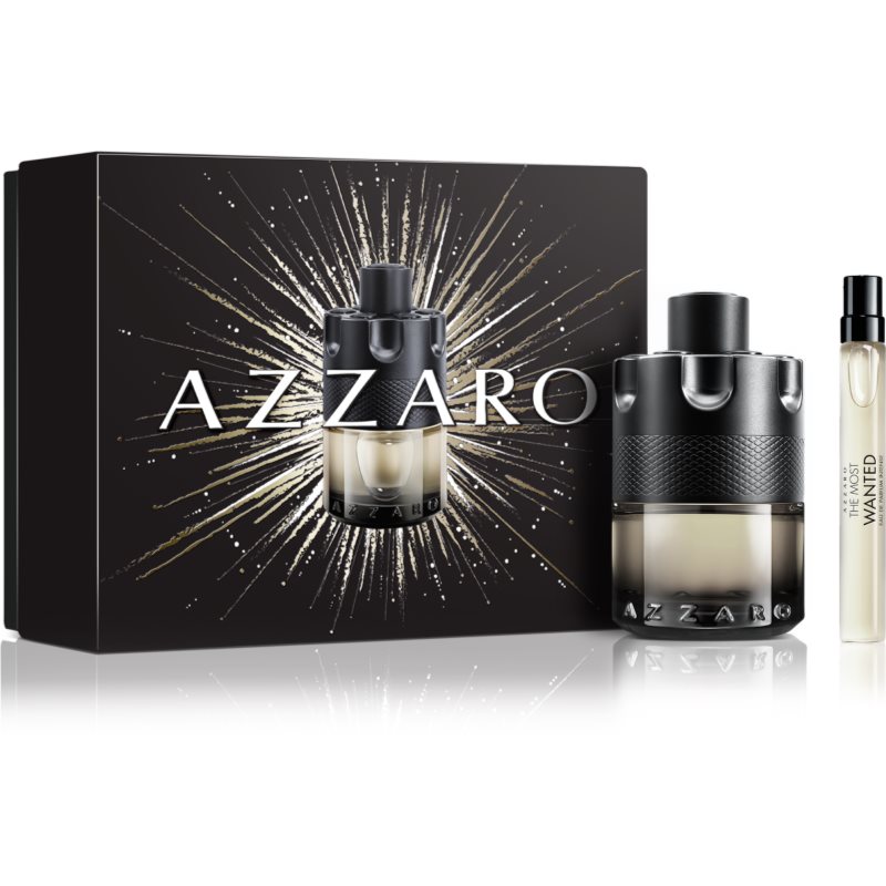 Azzaro The Most Wanted Intense Zestaw woda toaletowa 50 ml + woda toaletowa 10 ml