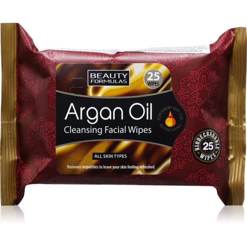 Beauty Formulas chusteczki Argan Oil 30szt