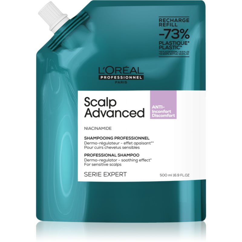 L'Oréal Professionnel Scalp Advanced Anti-Discomfort Professional Shampoo Szampon do włosów Napełnienie 500 ml