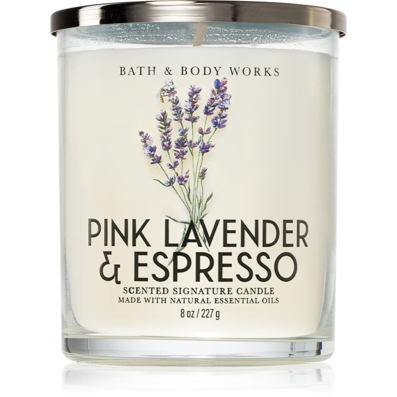 Bath & Body Works Pink Lavender & Espresso świeczka zapachowa 227 g