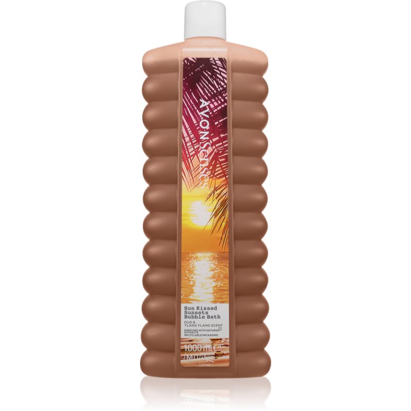 AVON SENSES BUBBLE BATH PŁYN DO KĄPIELI SUN KISSED SUNSETS 1000ML