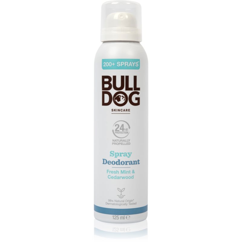 Bulldog Fresh Mint&Cedarwood Spray Deodorant dezodorant w sprayu bez aluminium 125 ml