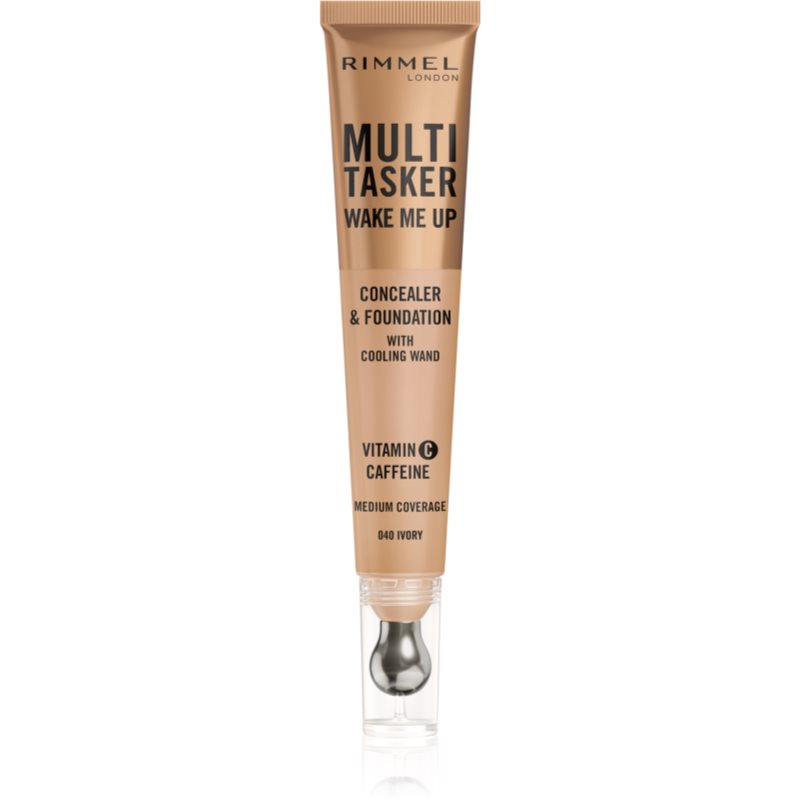 Rimmel Multitasker Wake Me Up Korektor 2w1, 040 Ivory
