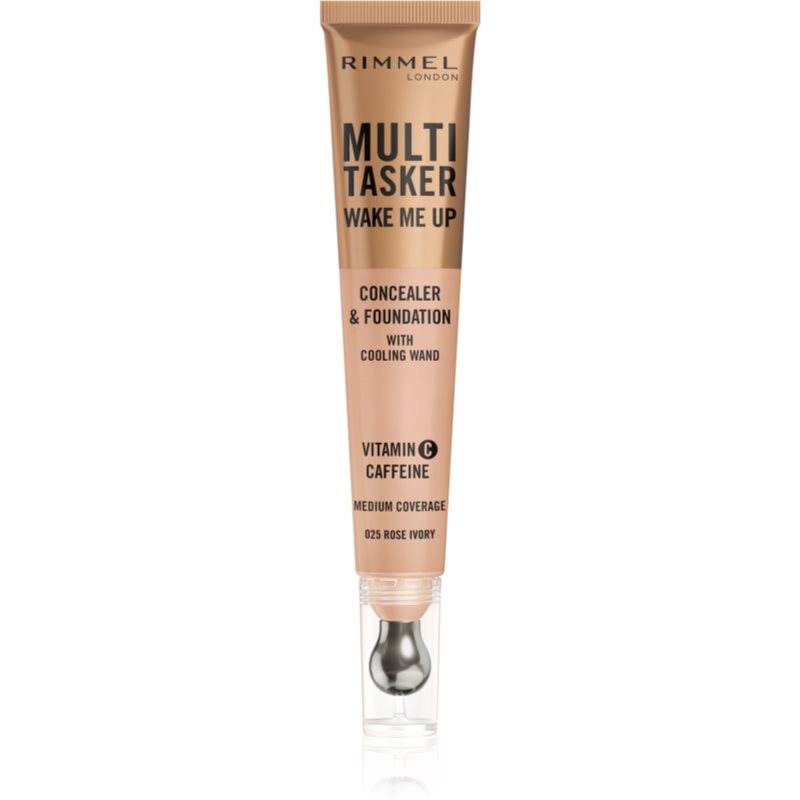 Rimmel Multitasker Wake Me Up Korektor 2w1, 025 Rose Ivory