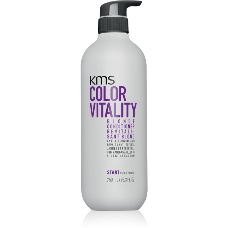 KMS California Color Vitality Blonde Conditioner 750 ml Odżywka do włosów blond niwelująca żółty odcień California