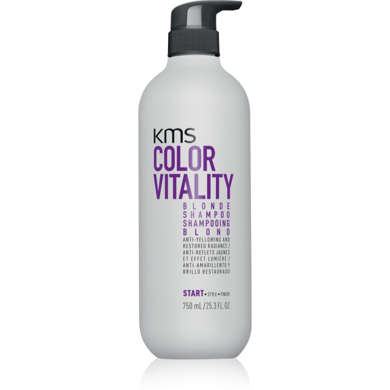 KMS California Color Vitality Blonde Shampoo 750 ml szampon do włosów blond niwelujący żółty odcień California