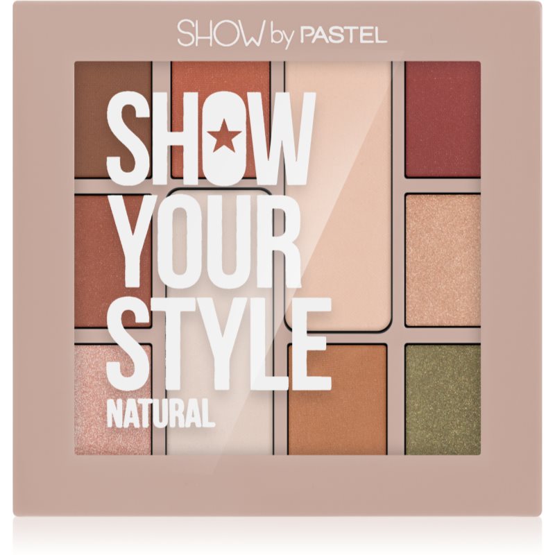 PASTEL PASTEL Show by Pastel Paleta cieni do powiek Show Your Style Natural 1szt