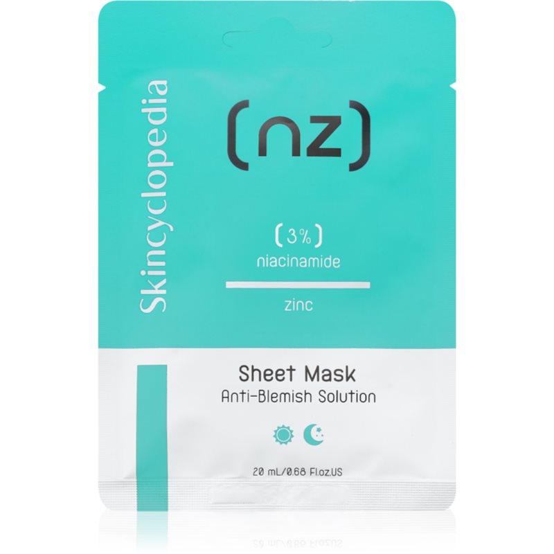 SKINCYCLOPEDIA MASKA W PŁACHCIE DO TWARZY Z 3% NIACYNAMIDEM 20ML