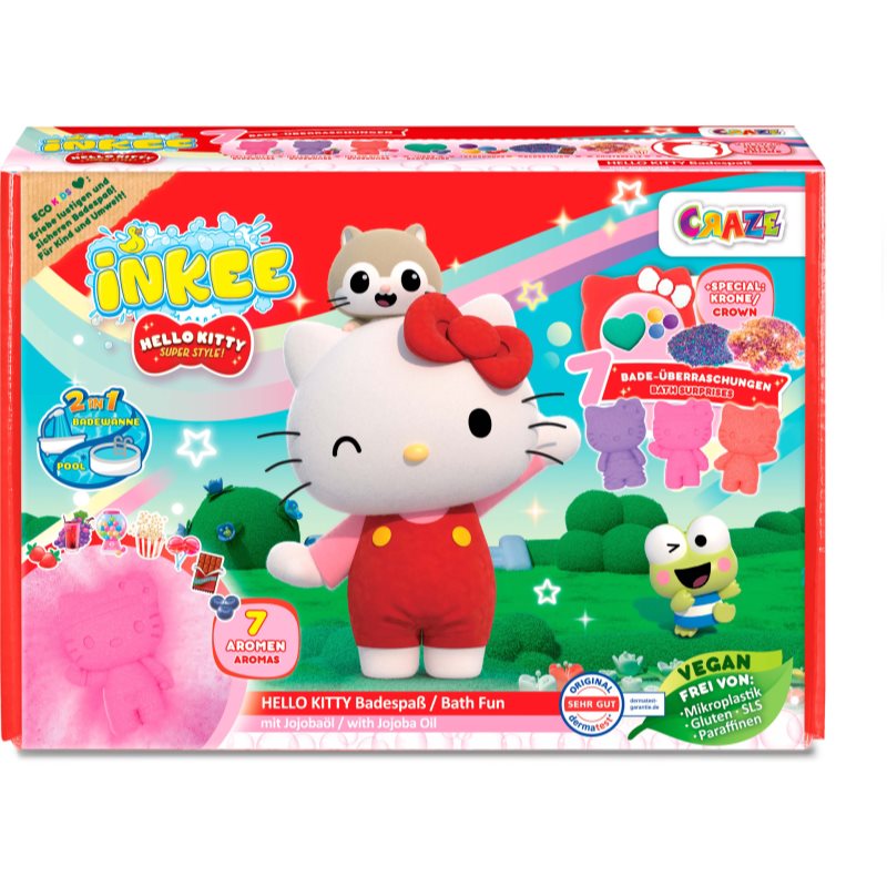 Hello Kitty Gift Box Bath zestaw upominkowy do kąpieli dla dzieci