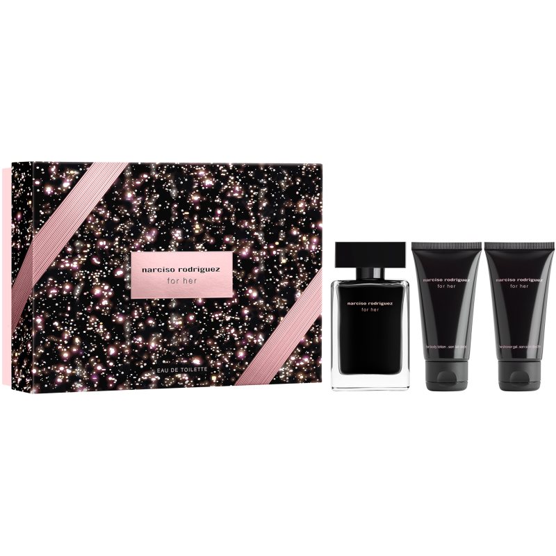For Her zestaw woda toaletowa spray 50ml + balsam do ciała 50ml + żel pod prysznic 50ml