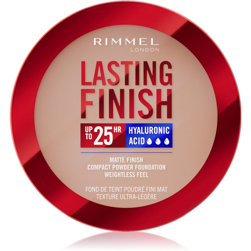 Rimmel London Lasting Finish 25H Compact Powder Foundation SPF20 podkład 7 g dla kobiet 006 Rose Vanilla