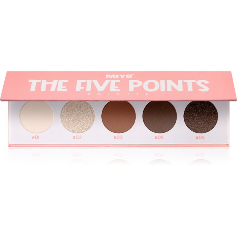 MIYO PALETA CIENI FIVE POINTS NR 01 WE ARE GOLDEN