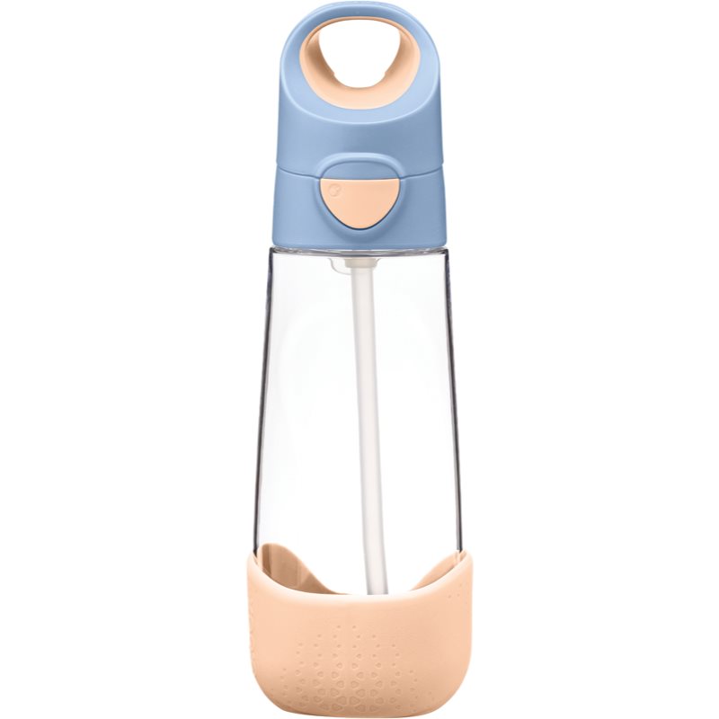 B.Box Bottle with Straw butelka ze słomką Peach 600 ml