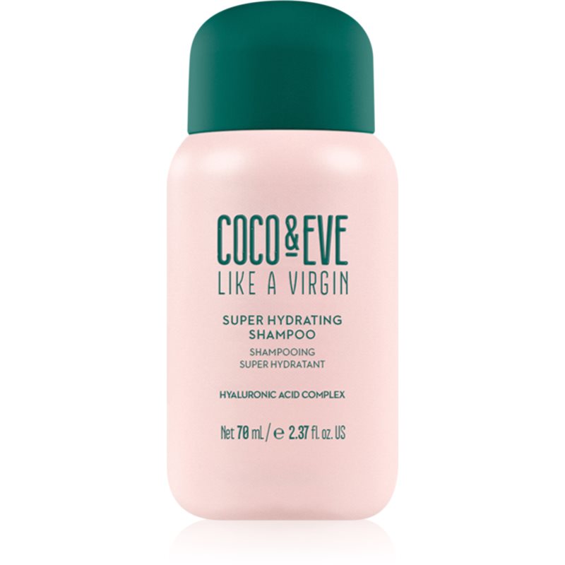 Coco & Eve Like A Virgin Super Hydrating Shampoo szampon nawilżający do nabłyszczania i zmiękczania włosów 70 ml