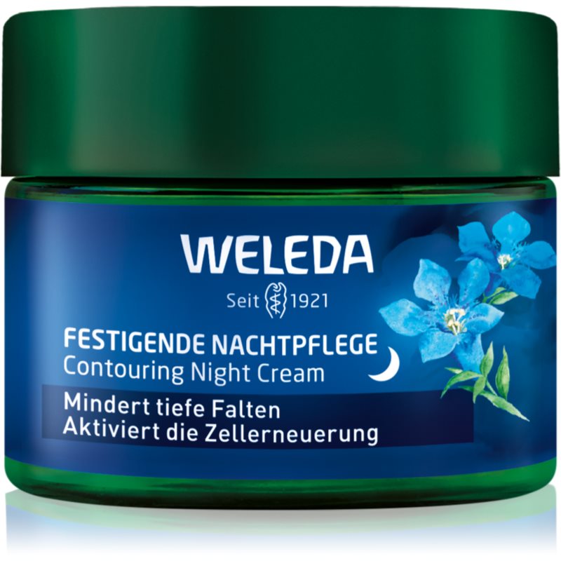 Weleda Blue Gentian & Edelweiss Contouring Night Cream krem na noc 40 ml dla kobiet
