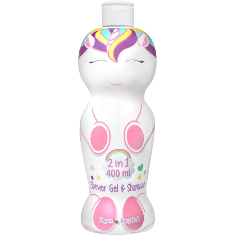 Be a Unicorn Shampoo & Shower Gel żel pod prysznic i szampon 2w1 dla dzieci 400 ml