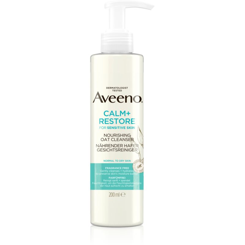 Aveeno Calm + Restore Nourishing Oat Cleanser krem oczyszczający 200 ml unisex