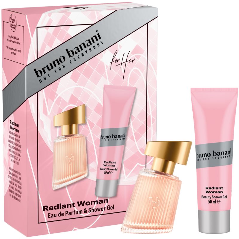 Bruno Banani Radiant Woman Zestaw woda perfumowana 30 ml + żel pod prysznic 50 ml