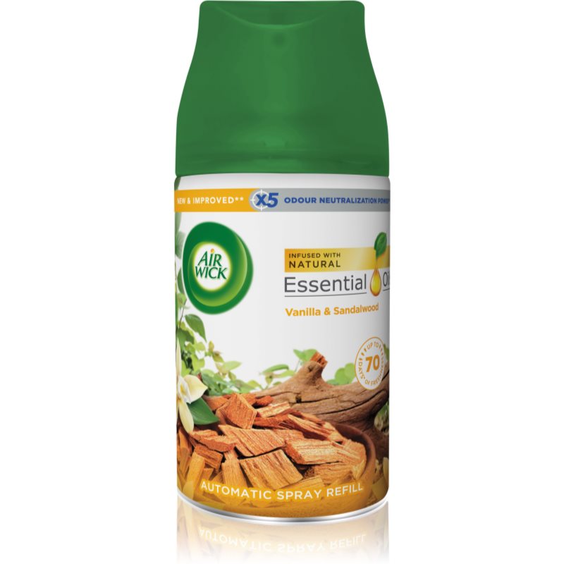 Air Wick Freshmatic Vanilla & Sandalwood odświeżacz powietrza napełnienie 250 ml