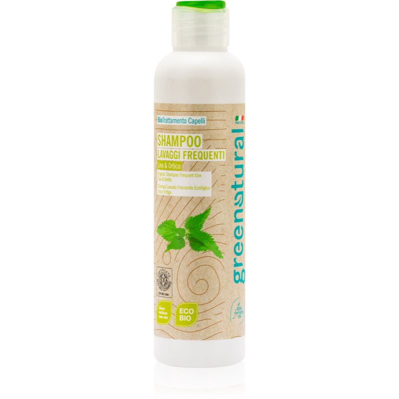 Greenatural Shampoo Linen & Nettle szampon do każdego rodzaju włosów 250 ml