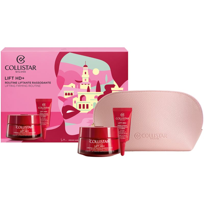 Zestaw Collistar Krem Ujędrniający Liftingujący 50 ml + Krem Liftingujący Pod Oczy i Usta 15 ml + Próbka Kropli Magicznych + Kosmetyczka (8015150001892)