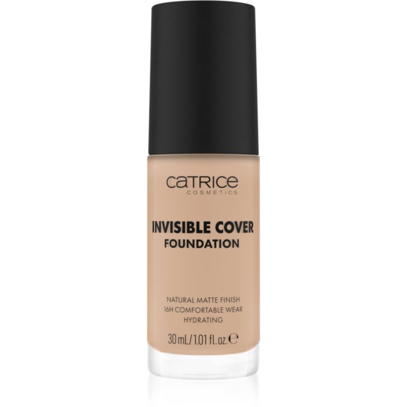 Catrice Invisible Cover Foundation, podkład kryjący, 015W, 30ml