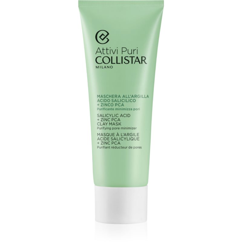 COLLISTAR Attivi Puri Salicylic Acid + Zinc Clay Mask maska do twarzy 75ml