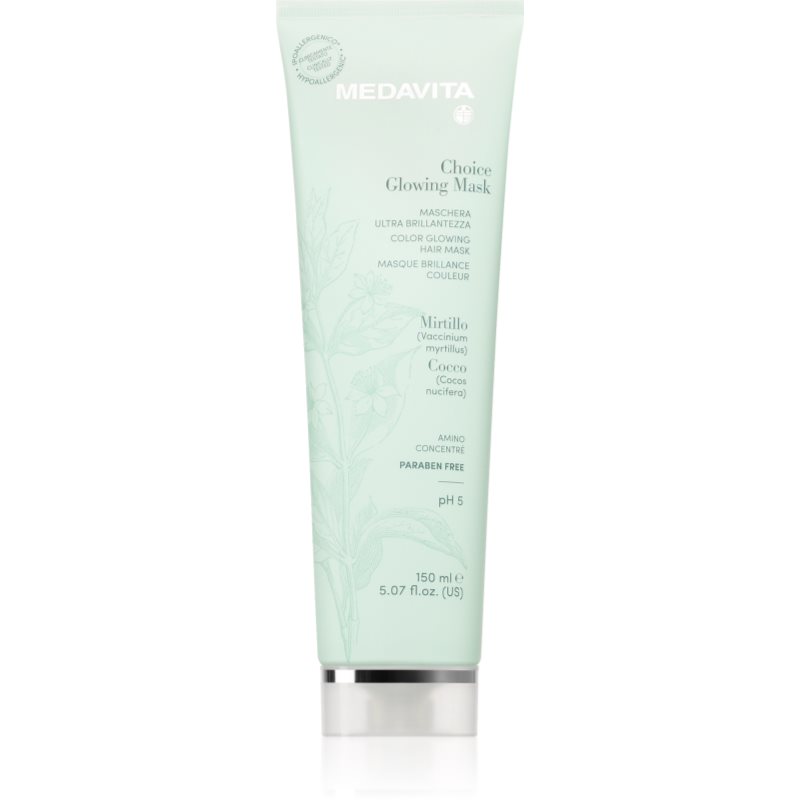 Medavita Choice Glowing Shampoo szampon pielęgnujący do nabłyszczania i zmiękczania włosów 150 ml