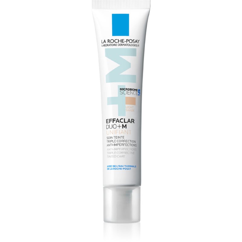 La ROCHE-POSAY Effaclar Duo+M Tinted Care Odcień Jasny ,40 ml >> 0zł za wysyłkę przy zakupach od 149 zł 