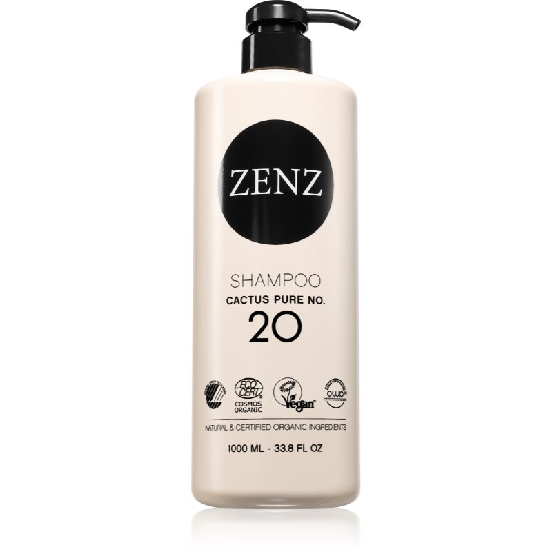 ZENZ Organic Cactus Pure No. 20 szampon nawilżający produkt odpowiedni dla alergików 1000 ml